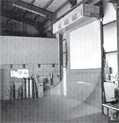 Industrial air curtain