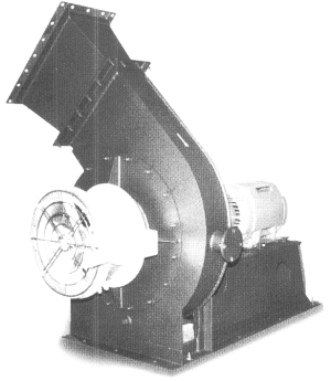 Industrial fan blower F.D. ventilator I.D. radial tip ventilator.